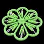 uxcell Household 8 Clips Laundry Clothes Underwear Socks Hanger 2pcs Green