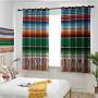 Jinguizi Mexican Kids Curtain Boho Serape Blanket with Horizontal Stripes and Lines Authentic Cultures Picture Light Curtain Multicolor 72 x 45 inch Jinguizi Mexican Kids Curtain Boho Serape Blanket with Horizontal Stripes and Lines Authentic Cultures Picture Light Curtain Multicolor 72 x 45 inch
