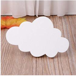 Cute Cloud Hooks Wooden Clothes Hanger Wall Decor Children Bedroom Pendant 10pcs