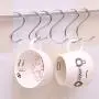 Demarkt Heavy Duty S Shaped Hooks Stainless Steel S Hooks Hanging Kitchen Pot Pan Hanger Clothes Storage Rack Polished Hooks,1PC