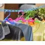 Plastic Travel Folding Foldable Portable Mini Clothes Hanger Color Deep Blue Pack of 5 Plastic Travel Folding Foldable Portable Mini Clothes Hanger Color Deep Blue Pack of 5