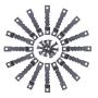 Swpeet 120 Pcs Sawtooth Picture Frame Hanging Hangers Double Hole with Screws, for Home Decoration Creative Picture Frame Hanging (Black) Swpeet 120 Pcs Sawtooth Picture Frame Hanging Hangers Double Hole with Screws, for Home Decoration Creative Picture Frame Hanging (Black)