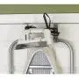 Household Essentials 144222 Over The Door Small Ironing Board With Iron Holder | Natural Cotton Cover Household Essentials 144222 Over The Door Small Ironing Board With Iron Holder | Natural Cotton Cover