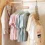 HJYPYJ Magic Hanger,5 Pieces 360?? Rotate Multifunctional Hangers,Durable Sturdy Plastic Space-Saving Organizer Hanger Wide Shoulder Design/Random Color / 33.5x18cm