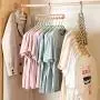 HJYPYJ Magic Hanger,5 Pieces 360?? Rotate Multifunctional Hangers,Durable Sturdy Plastic Space-Saving Organizer Hanger Wide Shoulder Design/Random Color / 33.5x18cm