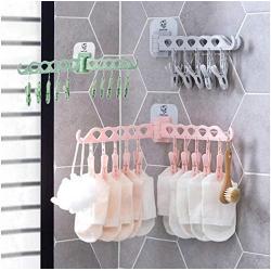 Practical Design Multifunctional Plastic Space Saver Saving Wonder Magic Hanger Clothes Closet Organize Hook 5pcs Color Random