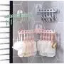 Practical Design Multifunctional Plastic Space Saver Saving Wonder Magic Hanger Clothes Closet Organize Hook 5pcs Color Random