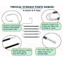 Jubapoz Pants Hangers Stainless Steel Trousers Clothes Hanger S-Shape Multi Pant Hanger Space Saving Jeans Scarf Tie Clothes-4 Pack