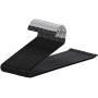 SONGMICS 20 Pack Pants Hangers, Open Ended Easy Slide Trouser Organizers, Non-Slip, Black UCRI004-20