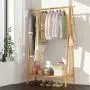 WYQSZ Coat Rack Floor Bedroom Simple Hanger Floor Rack Clothes Rack Rack Hanger - Coat Rack 8563 (Color : A, Size : 60160cm)