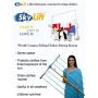 Skylift Ceiling Mounted Cloth Drying Laundry Hanger Stand Rack with Pulley for Pull and Dry Easy Dry Systems 6 Feet X 2 Feet