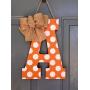 Fall Door Hanger - Monogram Door Decor - Front Door Sign