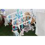 MONSTA Living Laundry Drying Rack Dry Clothes Hanger with 24 Clips - Compact Portable Outdoor Indoor Clothesline Replacement To Dry Clothing with Clips (Hanger with 24 Clips)
