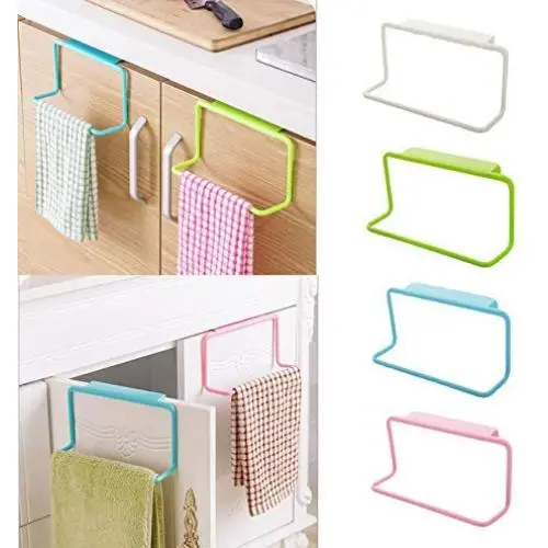 5Pc Random Color Over Door Towel Holder Rack Rail Cabinet Cupboard Hanger Clothes Hanging Bathroom Kitchen Home Top Useful Kitchen Tools 5Pc Random Color Over Door Towel Holder Rack Rail Cabinet Cupboard Hanger Clothes Hanging Bathroom Kitchen Home Top Useful Kitchen Tools