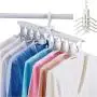 Magic Clothes Hanger Closet Storage Hanger, Yoobaby Collapsible Folding Space Saving Closet Organizer Hanger Non-slip, Drying Clothes Direct Storage in Closet, White Magic Clothes Hanger Closet Storage Hanger, Yoobaby Collapsible Folding Space Saving Closet Organizer Hanger Non-slip, Drying Clothes Direct Storage in Closet, White