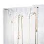 Beautify Clear Acrylic Jewelry Organizer Chest/Makeup Storage Boxes with 6 Drawers & Hanging Necklace Holder - Clear Beautify Clear Acrylic Jewelry Organizer Chest/Makeup Storage Boxes with 6 Drawers & Hanging Necklace Holder - Clear