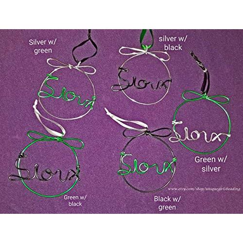 UND or SIOUX Christmas Ornament Hangers - UND Wall Hanger - Sioux Wall Hanger - Wire UND Sioux Fighting Hawks Hanger - Sports Ball - NDSU Sports