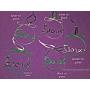 UND or SIOUX Christmas Ornament Hangers - UND Wall Hanger - Sioux Wall Hanger - Wire UND Sioux Fighting Hawks Hanger - Sports Ball - NDSU Sports