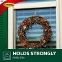 Command Outdoor Large Window Hook, Decorate Damage-Free (17093CLR-AWES)