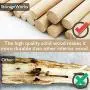 StorageWorks 20-Pack Solid Wooden Suit Hangers, Coat Wood Hangers, Natural Finish StorageWorks 20-Pack Solid Wooden Suit Hangers, Coat Wood Hangers, Natural Finish