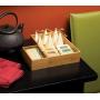 Seville Classics 5-Piece Bamboo Storage Boxes Set, Assorted Sizes