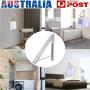 KIPB Alumimum Wall Adjustable Clothes Hanger Rack Bracket Silver Cloth Storage Hangers for Laundry Organization Closet Storage System