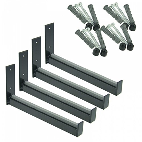 Wheel Hangers Set - Wall Mount Tire Rack Alternative - Space Saving Wheel Storage for Garage Shed, 4 Pack