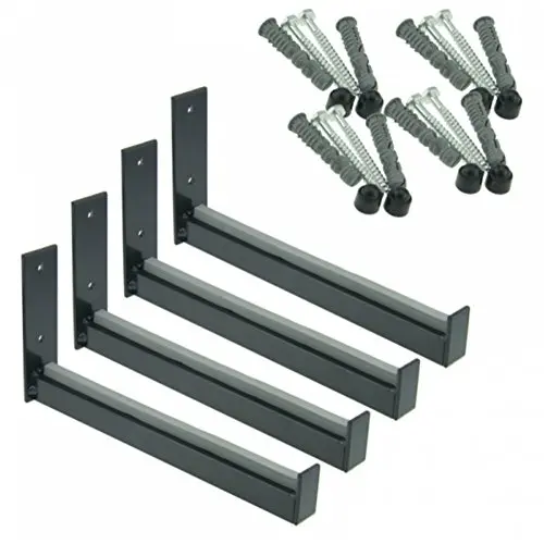 Wheel Hangers Set - Wall Mount Tire Rack Alternative - Space Saving Wheel Storage for Garage Shed, 4 Pack