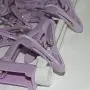 SUOWO Folding Portable Clip Drip Hangers for Baby Clothes Socks Laundry Drying Space Saving Travel Rotatable Plastic 12 Clips (Lilac) SUOWO Folding Portable Clip Drip Hangers for Baby Clothes Socks Laundry Drying Space Saving Travel Rotatable Plastic 12 Clips (Lilac)