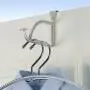 Spectrum Diversified Over the Door Hook, Satin Nickel
