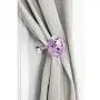 EleCharm 1 Pair Colored Crystal Curtain Wall Hook Tie Back Clothes Hanger (Purple) EleCharm 1 Pair Colored Crystal Curtain Wall Hook Tie Back Clothes Hanger (Purple)