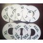 Closet Hanger Rack XS-XXXL Clothes Size Dividers Round Closet Hanger Rack XS-XXXL Clothes Size Dividers Round
