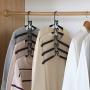 Pena Clothes Hangers Multi Layers Metal Clothes Rack Wardrobe Storage Rack Multifunctional Closet Hanger Anti-Slip Sponge Organizer for Shirt T-Shirt Jacket Coat Sweater Trousers