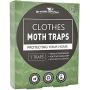 Greener Mindset Clothes Moth Traps 7-Pack with Premium Pheromone Attractant | Most Effective Trap Available | Non-Toxic Safe No Insecticides