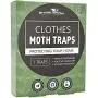 Greener Mindset Clothes Moth Traps 7-Pack with Premium Pheromone Attractant | Most Effective Trap Available | Non-Toxic Safe No Insecticides