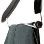 HANGERWORLD 10 Mahogany 17inch Wooden Wishboned Top Suit Coat Garment Clothes Hangers Locking Pants Bar.