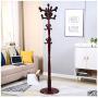 YMJ Floor Coat Racks, Vertical Easy Garment Racks Bedroom Tree Hat Hanger Office Hat Clothes Stand - Home Use Coat Racks