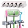 Wall Mount Magic Mop and Broom Holder Plastic Hanger Brush Cleaning Tool