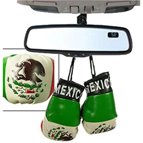Mini MEXICAN BOXING GLOVES Mirror Hangers Mini MEXICAN BOXING GLOVES Mirror Hangers