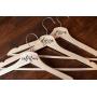 Bridesmaid Proposal Gift | Personalized Bridal Dress Hanger | Wedding Present for Bride | Pick Color