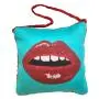 pop art lips holiday ornament, door hanger, cool holiday gift