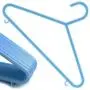 HANGERWORLD 18 Blue 11.8inch Plastic Kids Coat Clothes Garment Pants Skirt Bar Baby Toddler Hangers