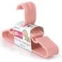 HANGERWORLD 20 Pink 11.4inch Plastic Kids Coat Clothes Garment Pants Skirt Bar Baby Toddler Hangers HANGERWORLD 20 Pink 11.4inch Plastic Kids Coat Clothes Garment Pants Skirt Bar Baby Toddler Hangers