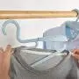 Drying Rack Plastic Adult Clothes Hanger Wardrobe Hanging Clothes Support Household Collar Telescopic Hangers 10 Pack FANJIANI (Color : Light Blue) Drying Rack Plastic Adult Clothes Hanger Wardrobe Hanging Clothes Support Household Collar Telescopic Hangers 10 Pack FANJIANI (Color : Light Blue)