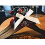 Personalized Bridesmaid Hangers, Wedding Hanger, Wooden Engraved Hanger, Bridal Dress Hanger, Wedding Name Hangers EnHngr_A01