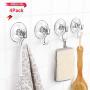 Suction Hooks LUXEAR Vacuum Suction Cup Hook 4 Pack New Design Towel Hooks for Bathroom Kitchen Hook Hangers for Home Removable Wall Vacuum Hook Holder for Smooth Tile Glass and Mirror Suction Hooks LUXEAR Vacuum Suction Cup Hook 4 Pack New Design Towel Hooks for Bathroom Kitchen Hook Hangers for Home Removable Wall Vacuum Hook Holder for Smooth Tile Glass and Mirror