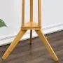 Zhouminli Household Products 167cm Wooden Coat Rack Stand 6 Bold Hooks Clothes Stand Tree Stylish Wooden Hat Coat Rail Stand Rack Clothes Jacket Storage Hanger Organiser for Homes
