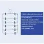 Heavy Duty 6 Tiers Metal Racks Skirt Pants Clothes Hanger Metal Foldable Wardrobe Storage Household Organizer Drying Hanger 4pcs Random Color Heavy Duty 6 Tiers Metal Racks Skirt Pants Clothes Hanger Metal Foldable Wardrobe Storage Household Organizer Drying Hanger 4pcs Random Color