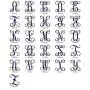 Valentine Door Hanger with Monogram, Metal Monogram Letter Valentine Door Hanger with Monogram, Metal Monogram Letter