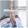 Multi-Function 360 Rotating Magic Hanger Nine-Hole Rotating Baby Clothes Hanger Wardrobe Drying Racks Home Storage Hangers 10pcs Random Color